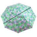 Parasol ogrodowy plażowy regulowany łamany 150cm liście UV