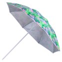 Parasol ogrodowy plażowy regulowany łamany 150cm liście UV