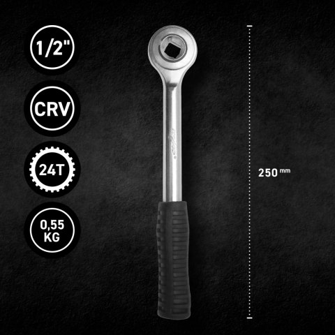 Grzechotka 1/2" z otworem