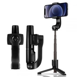 Gimbal selfie stick i podstawka do telefonu Spigen S610W Bluetooth czarny