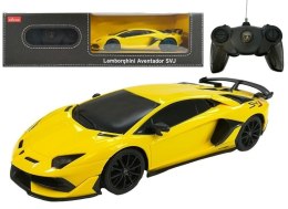 Auto R/C Lamborghini Aventador Rastar 1:24 Żółty