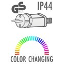 CHOINKA DEKORACYJNA 370LED RGB 210CM WHITE