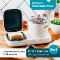 Stacja śniadaniowa 2 w 1 - Grill i Garnek do gotowania