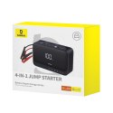 4w1 Jump starter 600A z latarką powerbankiem 6000mAh kompresorem Super Energy - czarny