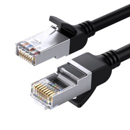 Kabel sieciowy patchcord RJ45 Ethernet Cat 6 U/UTP okrągły 0.5m - czarny