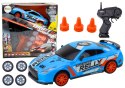 Autko Sportowe Zdalnie Sterowane R/C 1:24 Niebieski Wymienne Koła