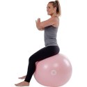 PIŁKA DO ĆWICZEŃ FITNESS 65CM RÓŻOWA PURE 2 IMPROVE