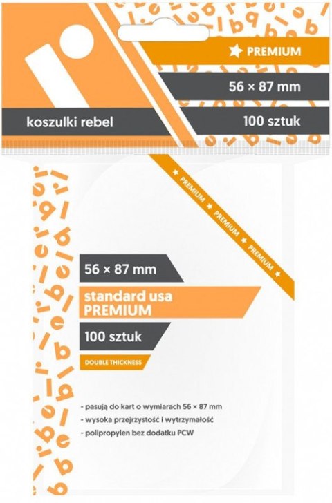 Koszulki 56 x 87 mm Standard USA Premium 100 sztuk