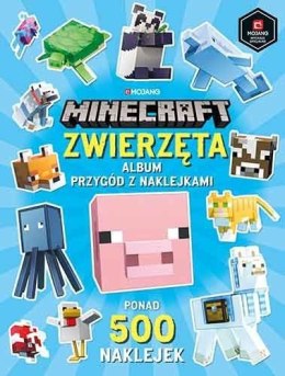 Książeczka Minecraft Zwierzęta Album przygody z naklejkami