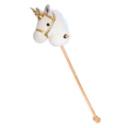 Koń jednorożec na kiju Hobby Horse biały 100cm