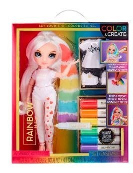 Lalka Rainbow High Color & Create Fashion DIY