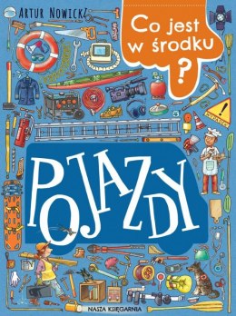 Książeczka Co jest w środku? Pojazdy